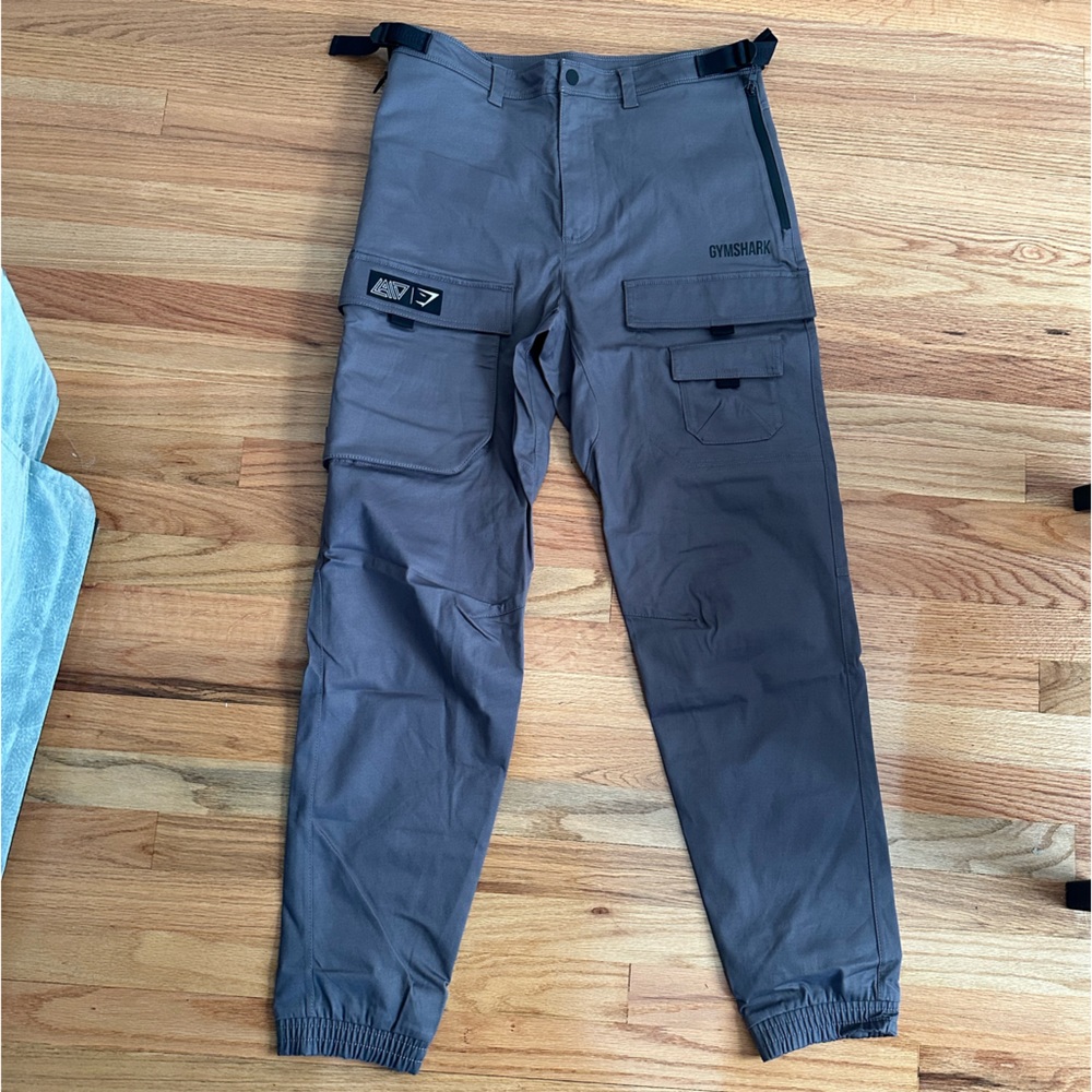 Gymshark David Laid Cargo pants Wolf Grey (brand new with packaging)
